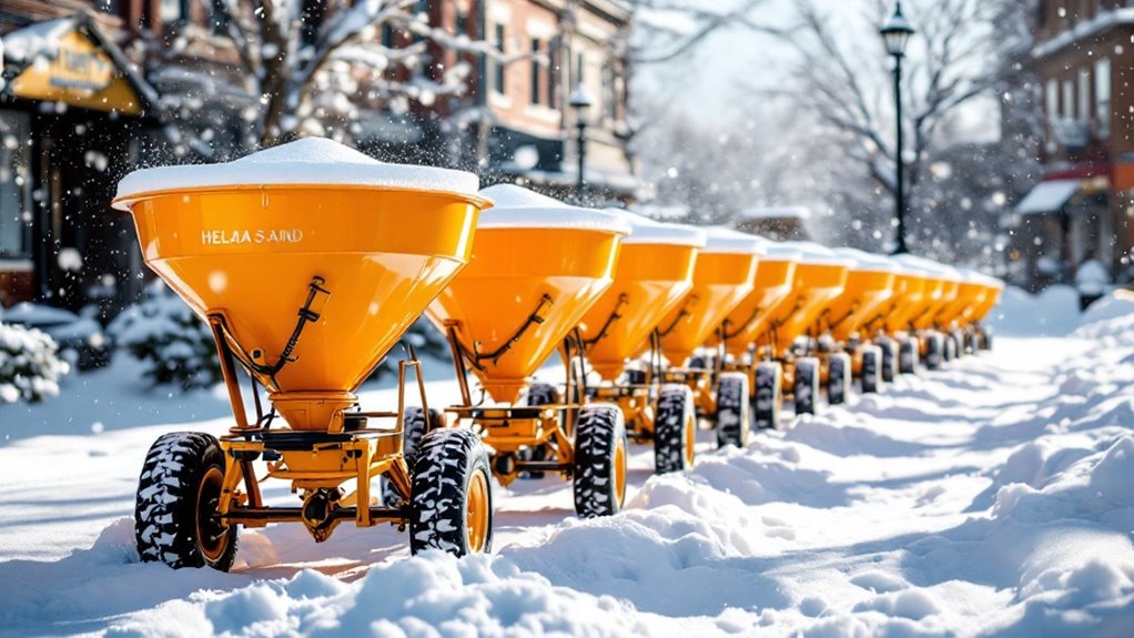 Salt and Sand Spreaders for Snow Removal