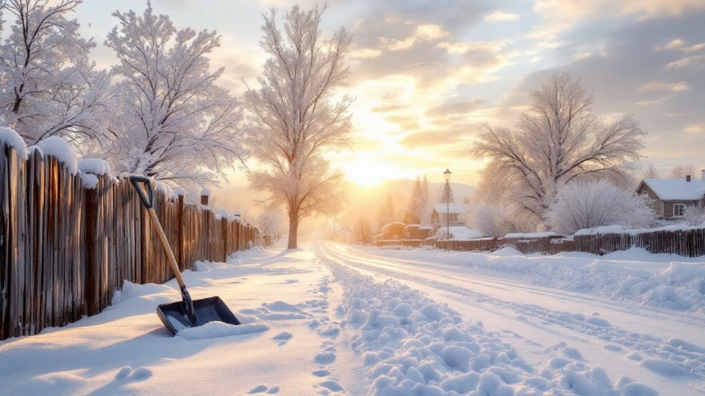 The best times for snow removal